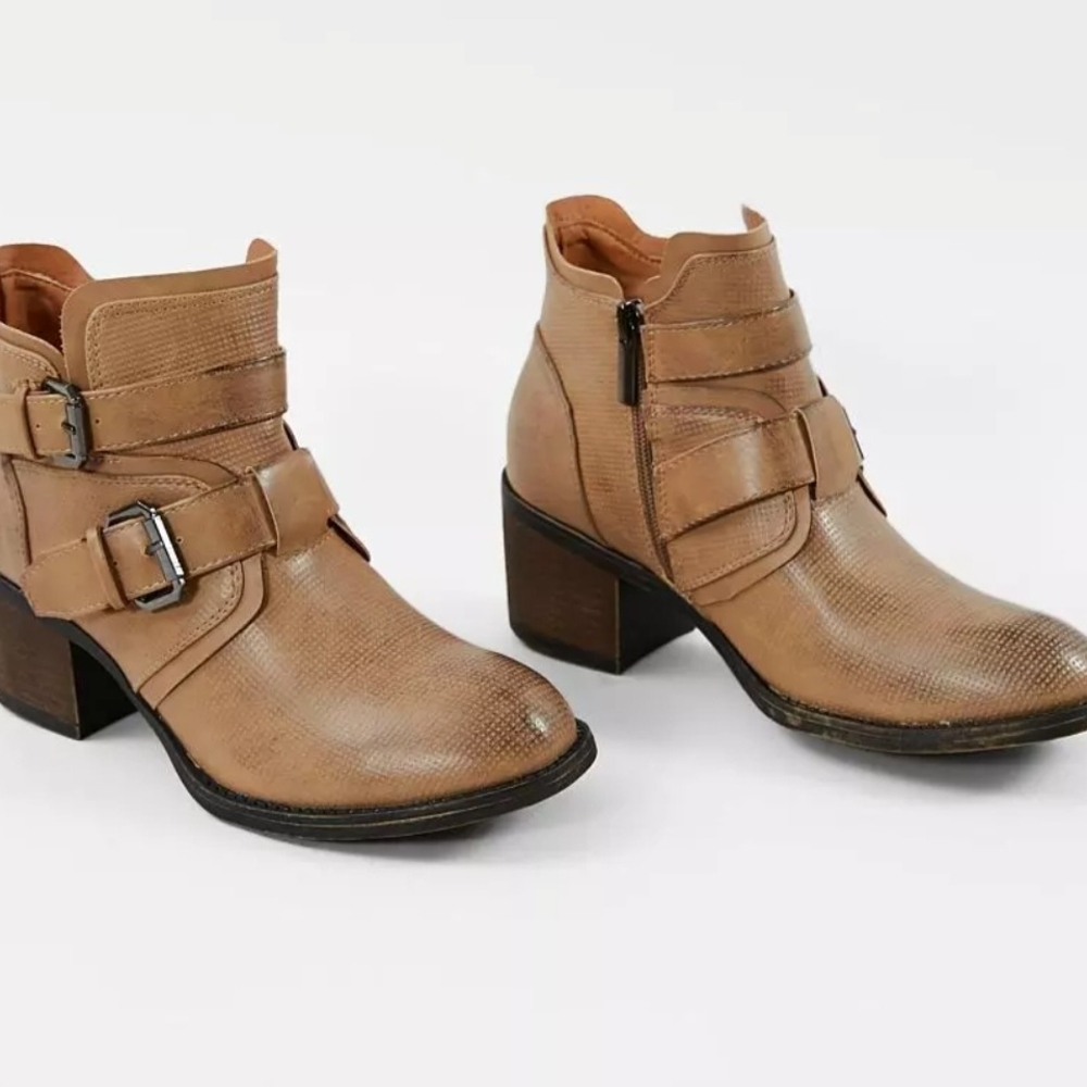 Bryanna Strappy Heeled Ankle Boot